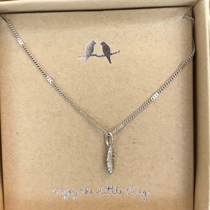 Chloe and isabel feather necklace